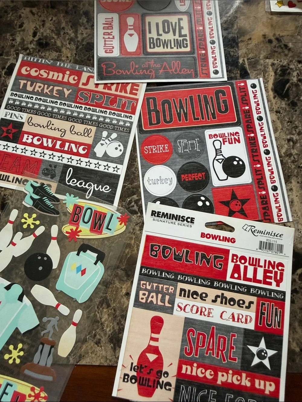 Scrapbook misc stickers